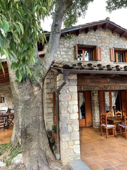 El Vilarot. La casa de piedra en la naturaleza. Villa Gerona Exterior foto