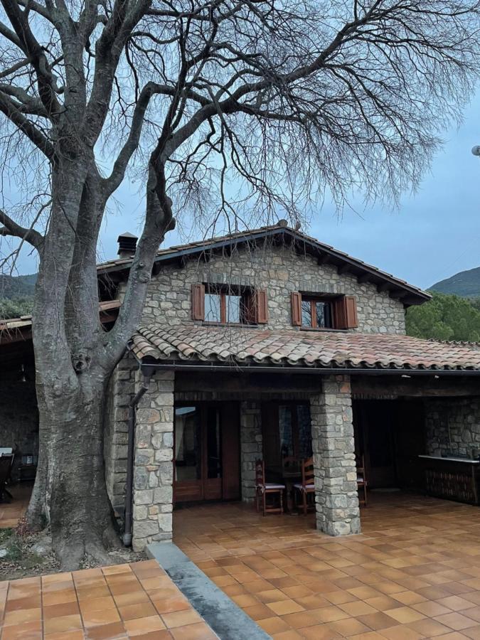 El Vilarot. La casa de piedra en la naturaleza. Villa Gerona Exterior foto