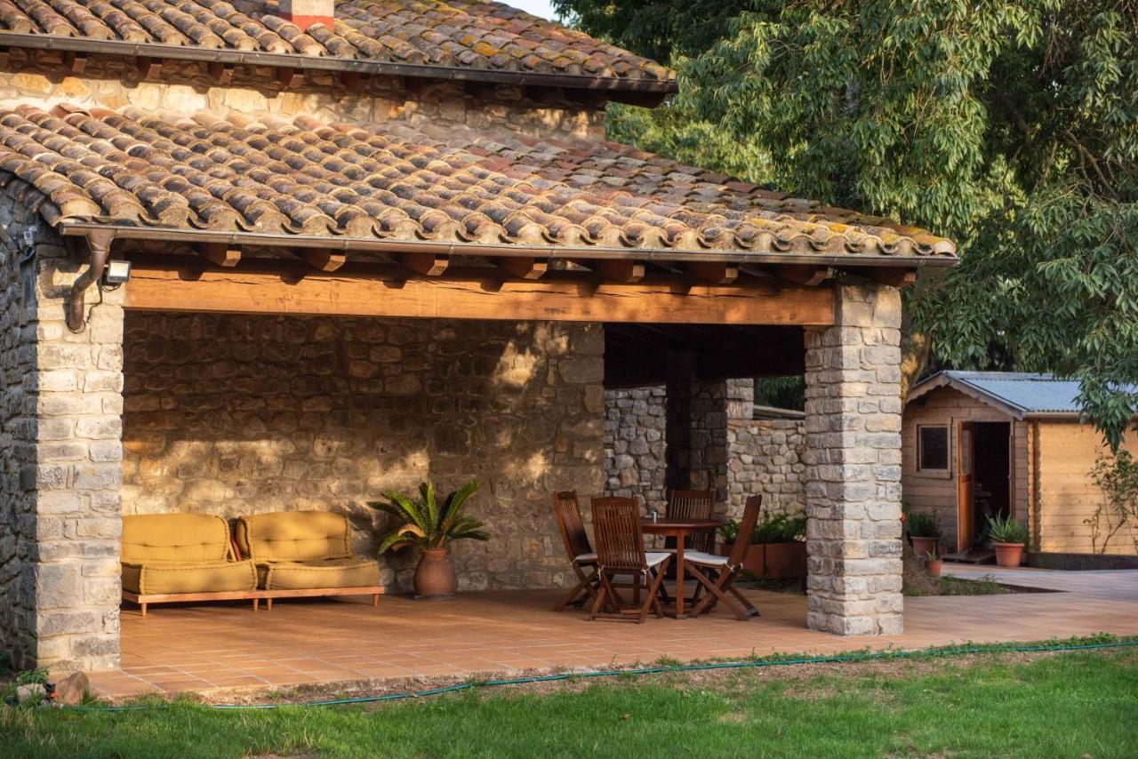 El Vilarot. La casa de piedra en la naturaleza. Villa Gerona Exterior foto